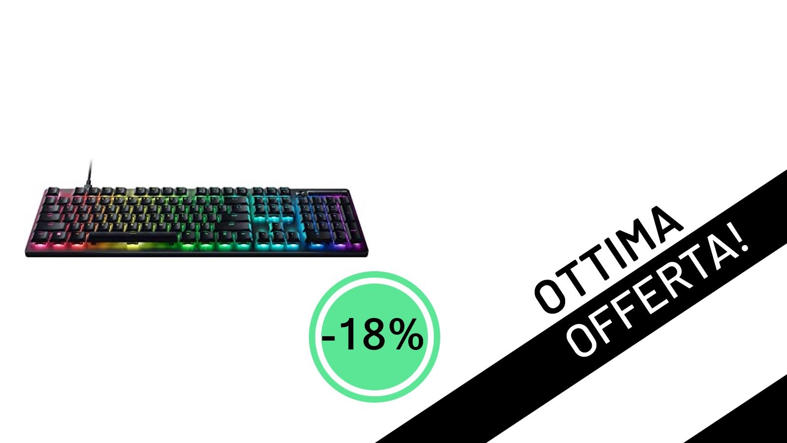 Offerta Imperdibile: Razer DeathStalker V2, la Tastiera Gaming Ottica Wireless al -18%!