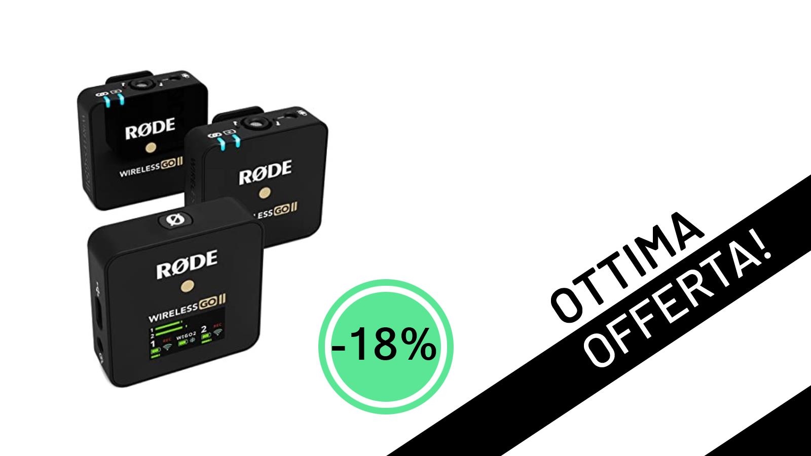 RØDE Wireless Go II: Audio Professionale per i Tuoi Streaming a un Prezzo Mai Visto!