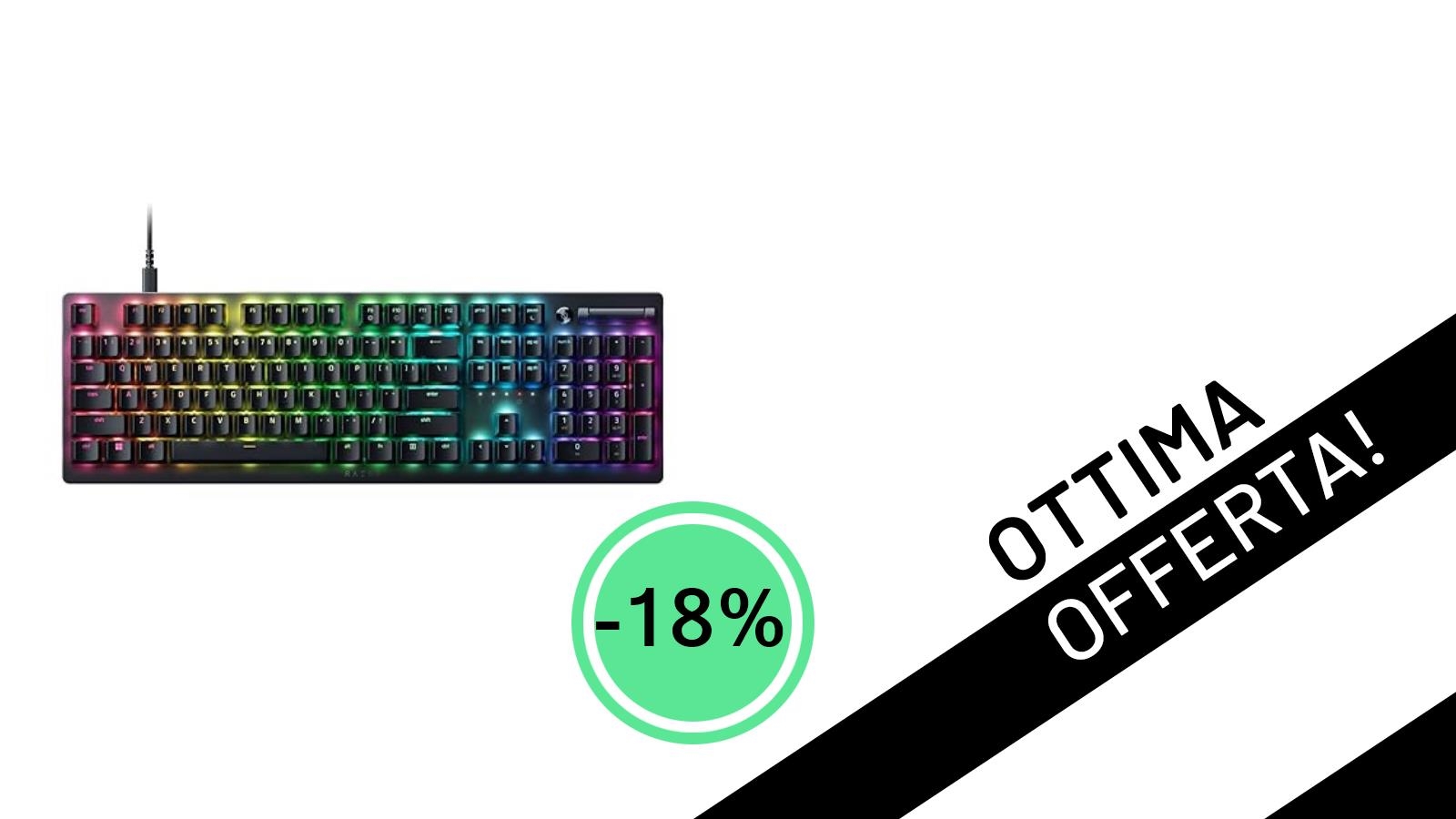 Offerta Imperdibile: Razer DeathStalker V2, la Tastiera Gaming Ottica Wireless al -18%!