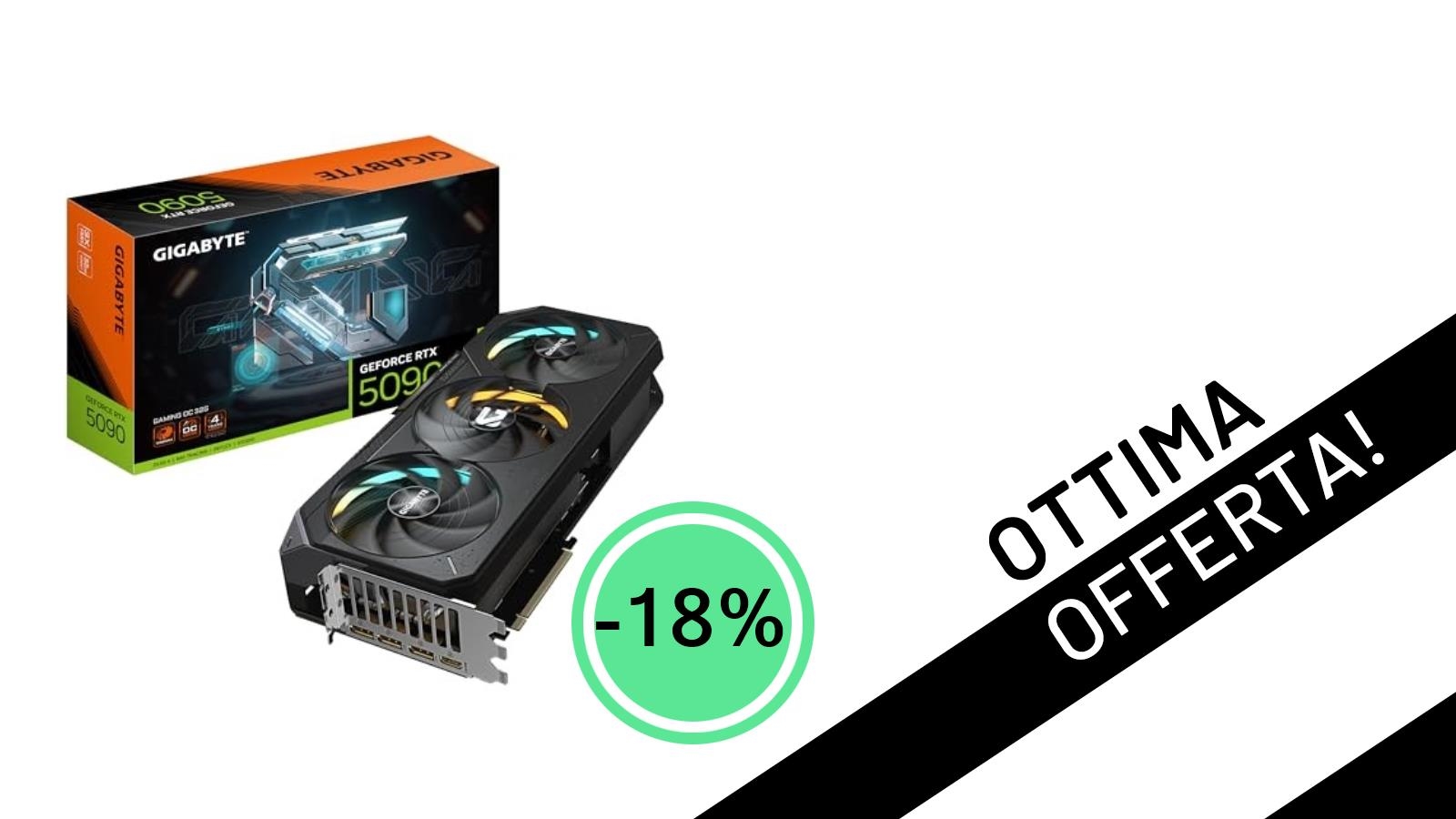 Gigabyte GeForce RTX 5090: La Potenza Definitiva al Minimo Storico con il -18% di Sconto!