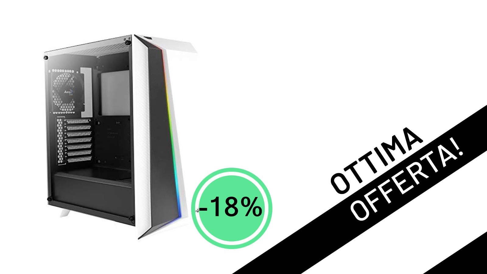 Affare imperdibile: il Case PC Aerocool crolla a soli 58,10€ con uno sconto del 18%!