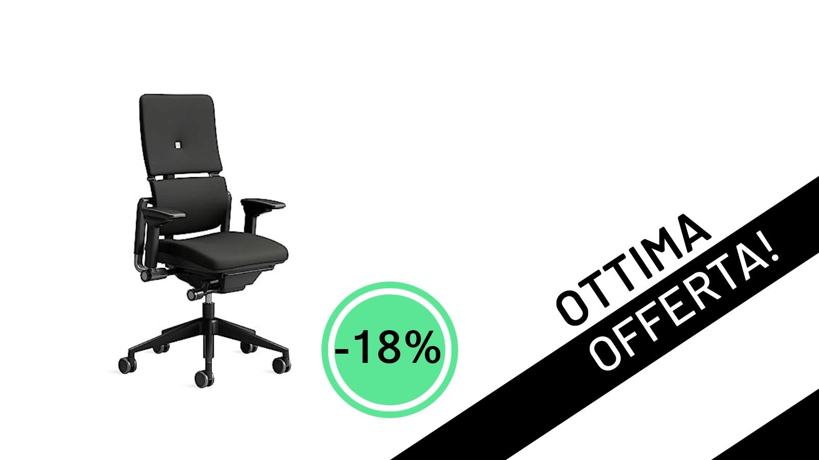 La Leggendaria Sedia Steelcase Please Onyx Scontata del 18%: L'Ergonomia Perfetta per Gaming e Ufficio a 900,99€!