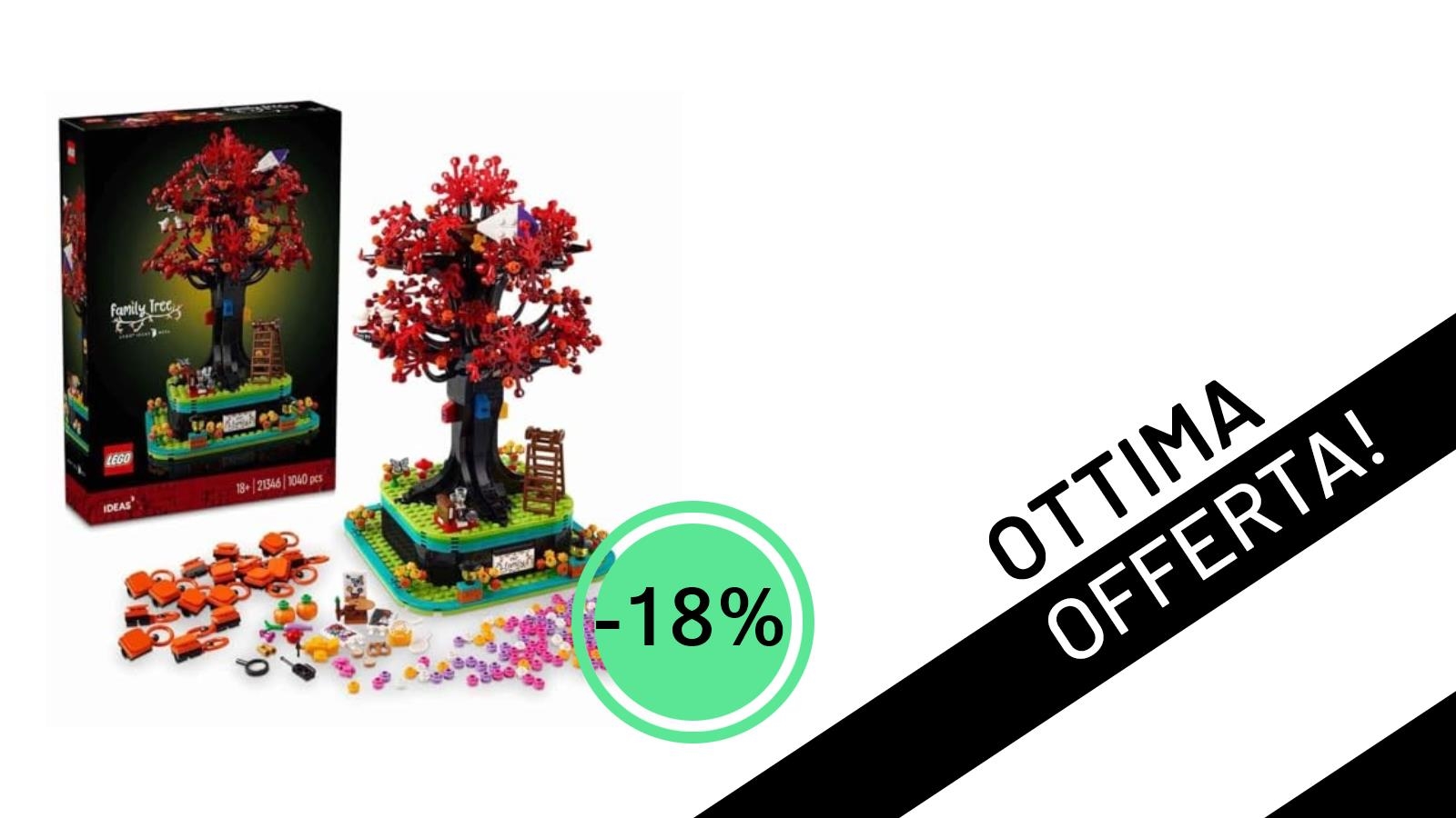 L'esclusivo LEGO Ideas Albero di Famiglia 21346 è ora scontato del 18%: un'occasione da non perdere!