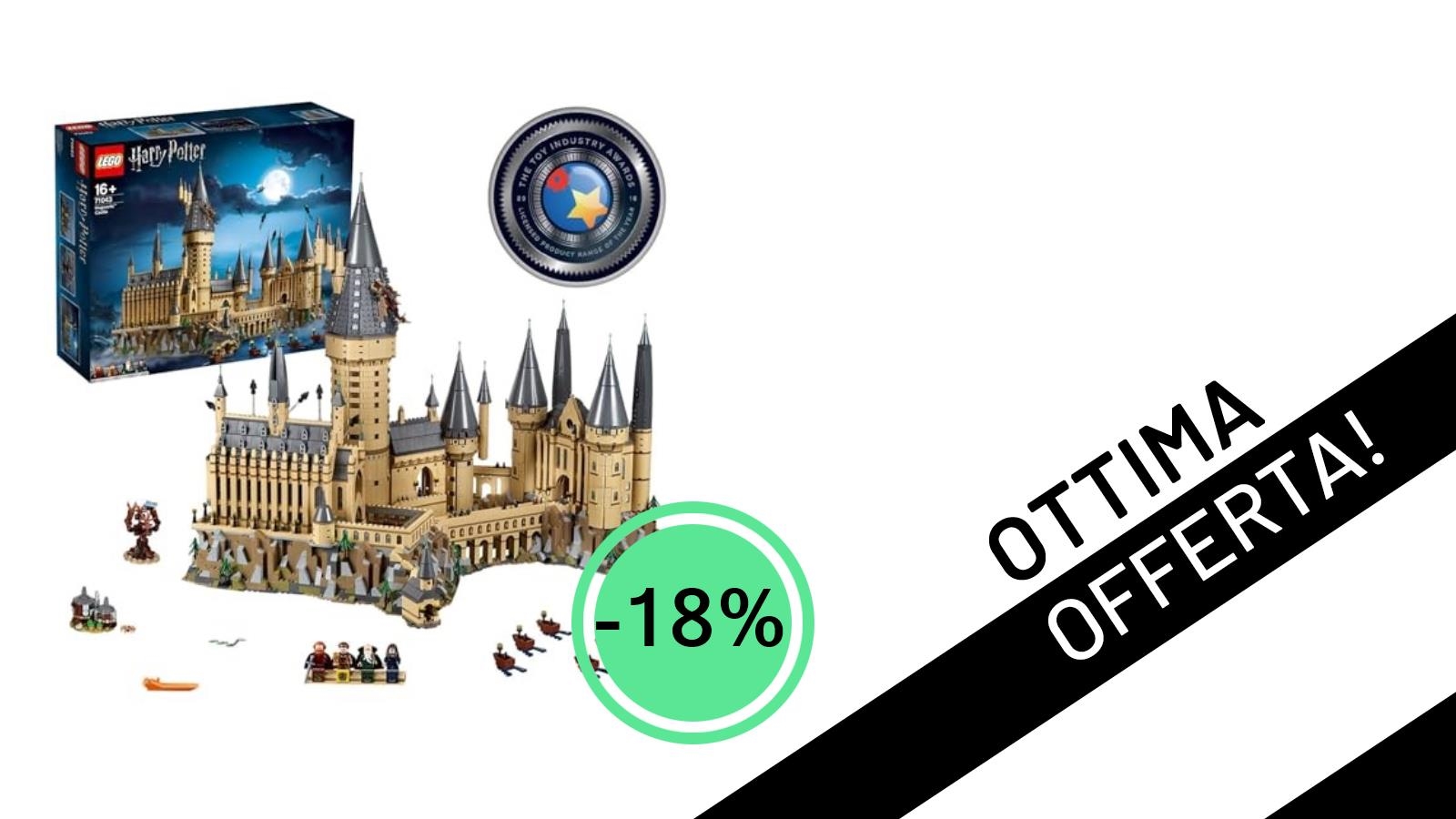 Offerta Imperdibile: Il Castello di Hogwarts LEGO Harry Potter 71043 a soli 408,22€ con il 18% di Sconto!
