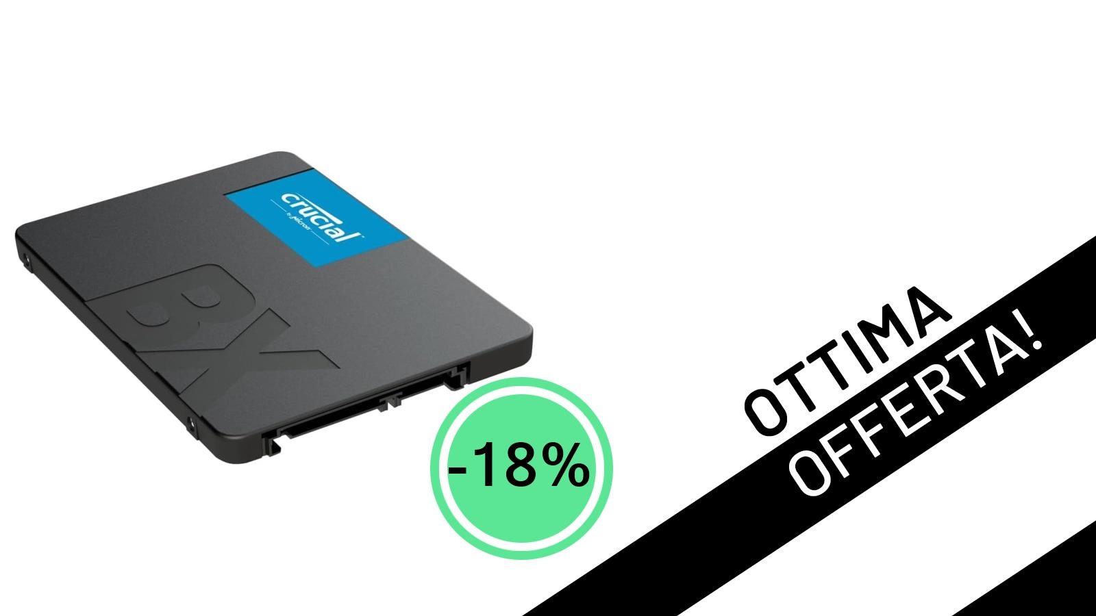 Offerta Esclusiva: Crucial BX500 SSD 4TB al Minimo Storico con il 18% di Sconto!