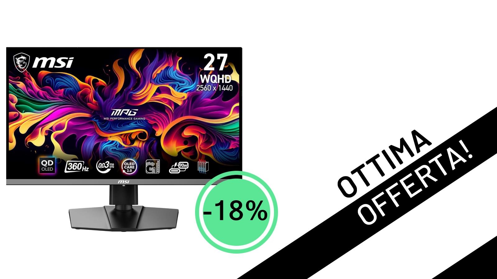 Offerta Imperdibile: Il Monitor MSI MPG 271QRX QD-OLED a un Prezzo Mai Visto!