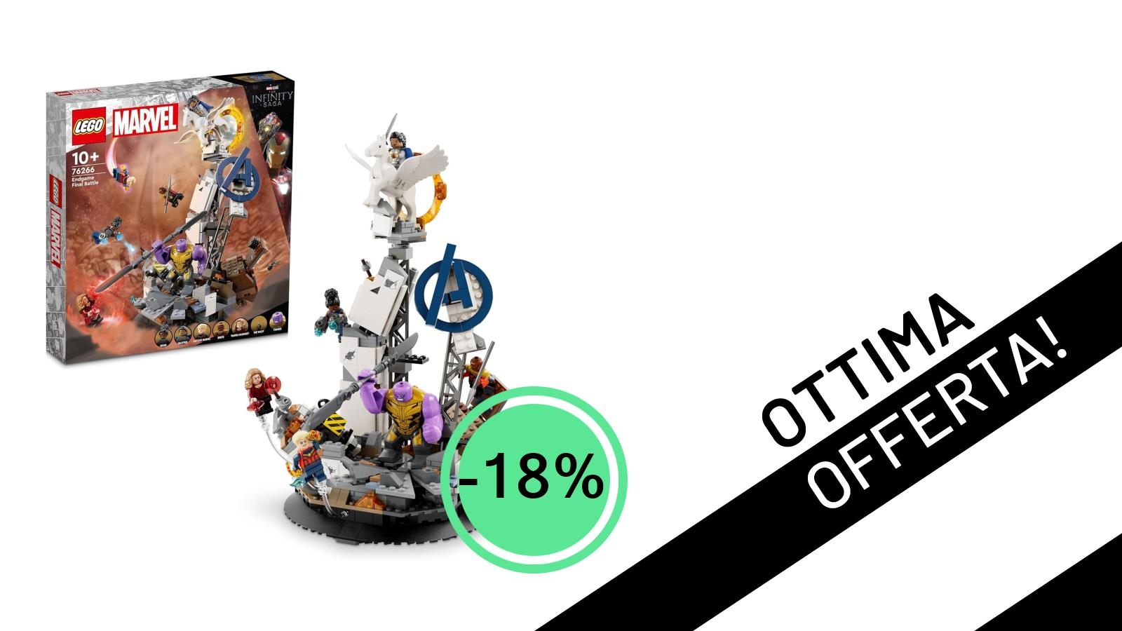 Offerta imperdibile: LEGO Super Heroes - Endgame Final Battle (76266) al -18%!