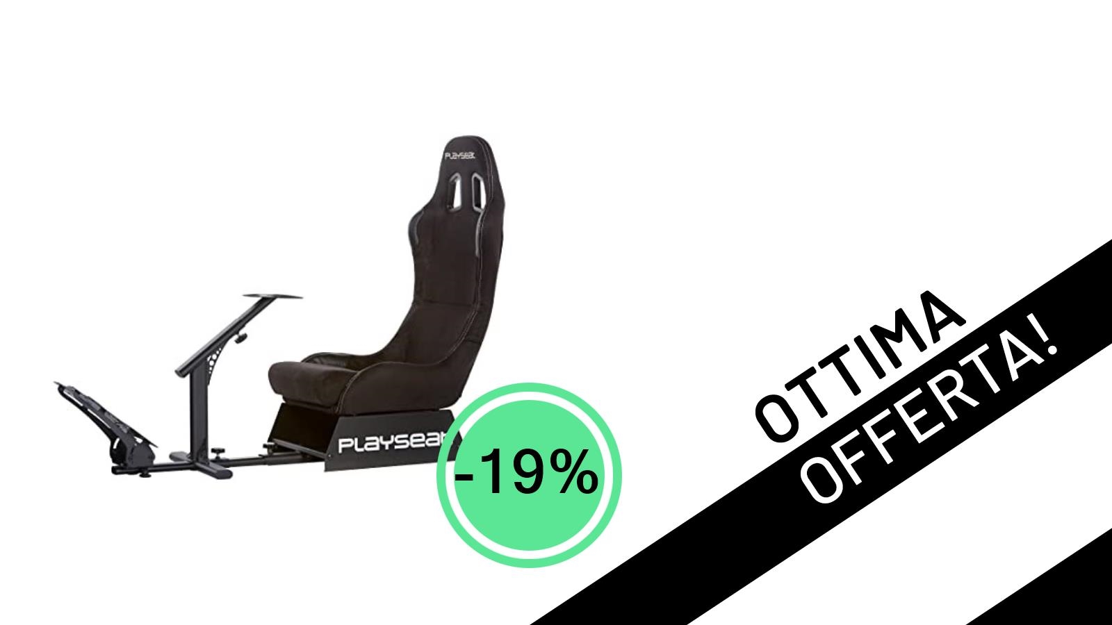 PLAYSEAT EVOLUTION RACING SUEDE REM.00008: L'offerta imperdibile per veri piloti virtuali a soli 259€!