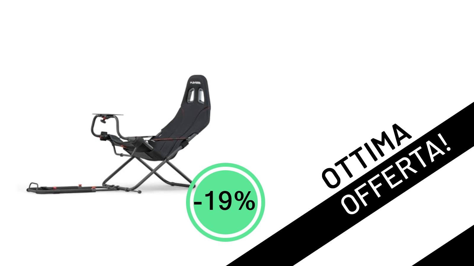 PLAYSEAT® Challenge - ActiFit: La Sedia Gaming Definitiva Scontata del 19% a Soli 202,50€