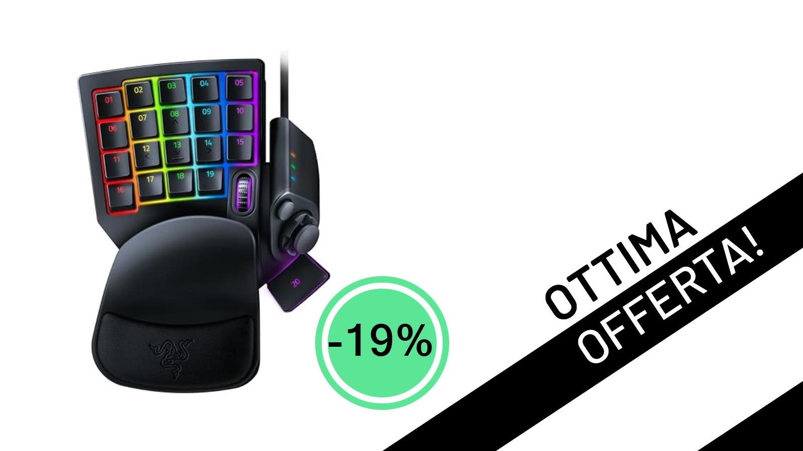 Razer Tartarus Pro: L'Arma Definitiva per i Gamer Scontata del 19%!