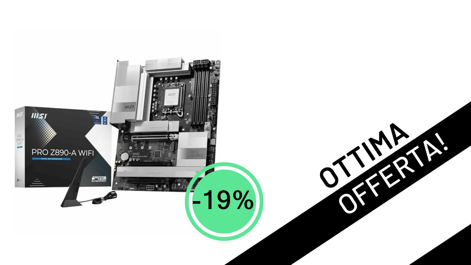 Potenzia il Tuo PC: La Scheda Madre MSI PRO Z890-A WIFI al -19% a Soli 285€!
