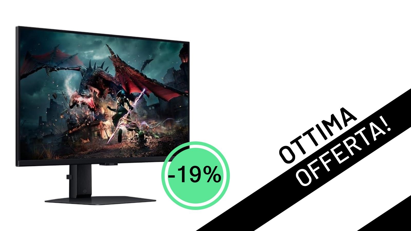 Offerta Lampo: Il Monitor Gaming Samsung Odyssey G5 (27" QHD 165Hz) a un Prezzo Sbalorditivo di 193,90€!