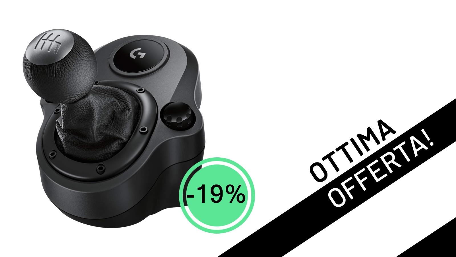 Rivoluzione al Volante: La Leva di Cambio Logitech G Driving Force Scontata del 19% a Soli 34,99€!