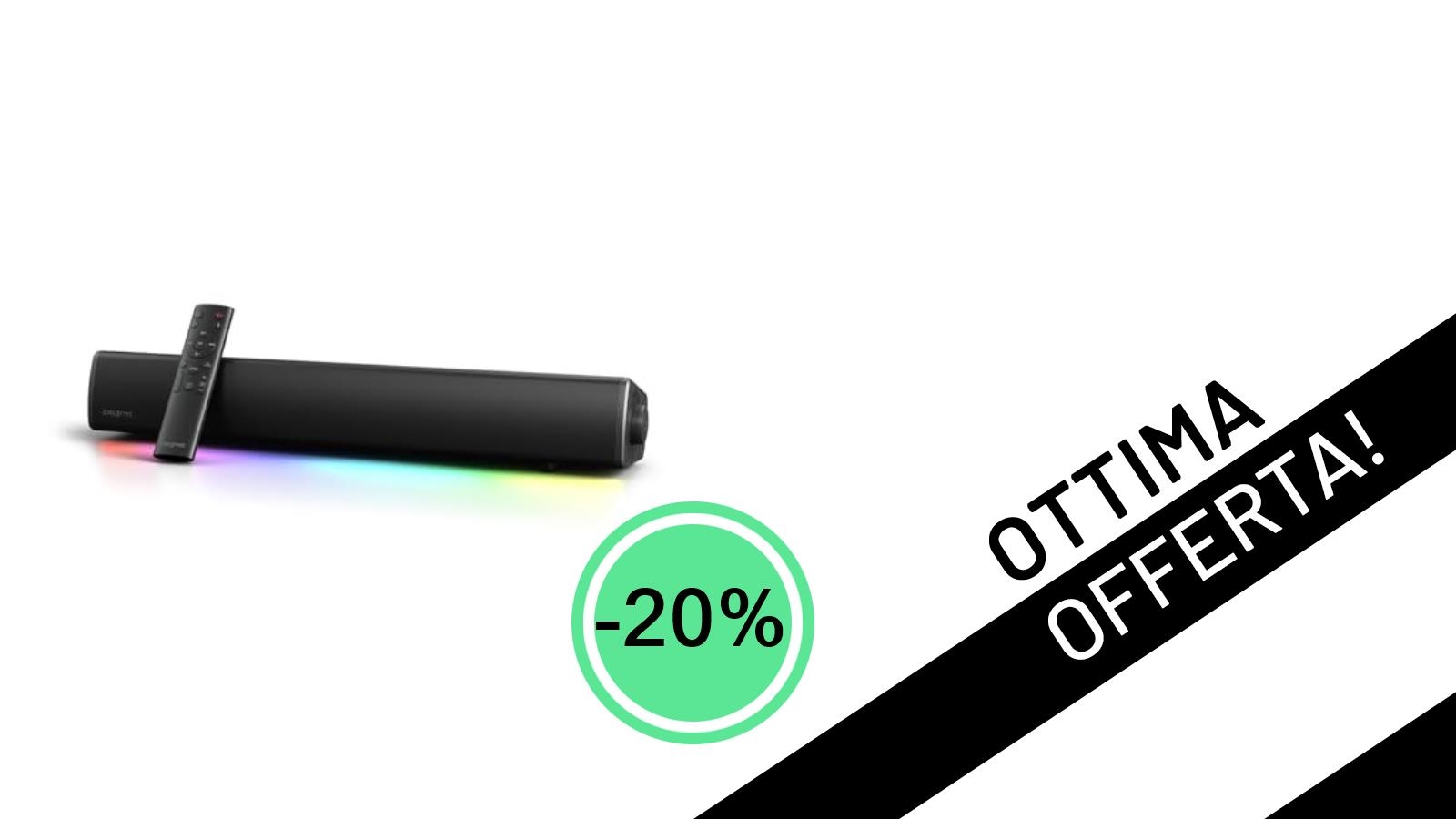 Offerta Imperdibile: La Sound Blaster GS5 RGB di Creative porta il tuo gaming a un nuovo livello a soli 59,99€!