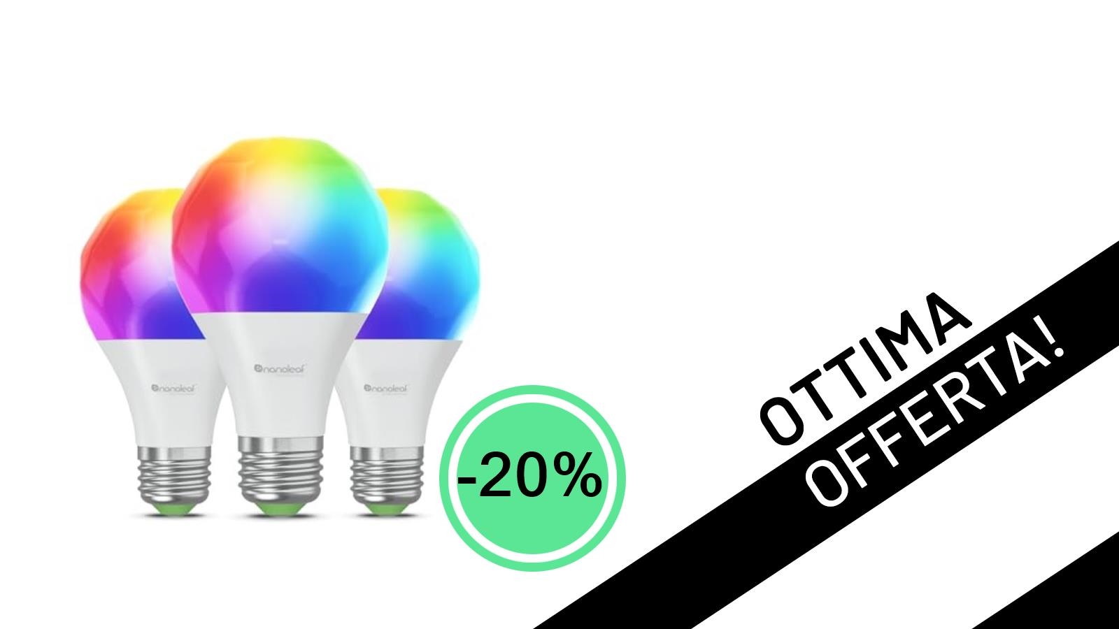 Illumina la tua casa con stile: Le Nanoleaf Matter Essentials in offerta imperdibile a soli 39,99€!