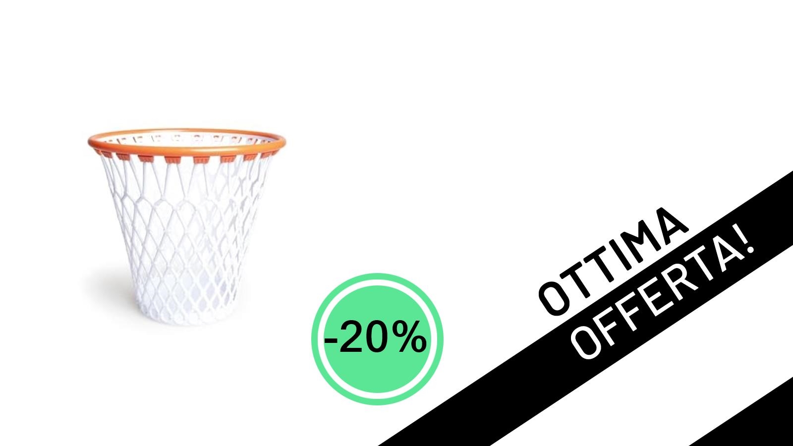 Excelsa Basket Cestino Canestro Gettacarta in offerta: il gadget perfetto per ogni ambiente!