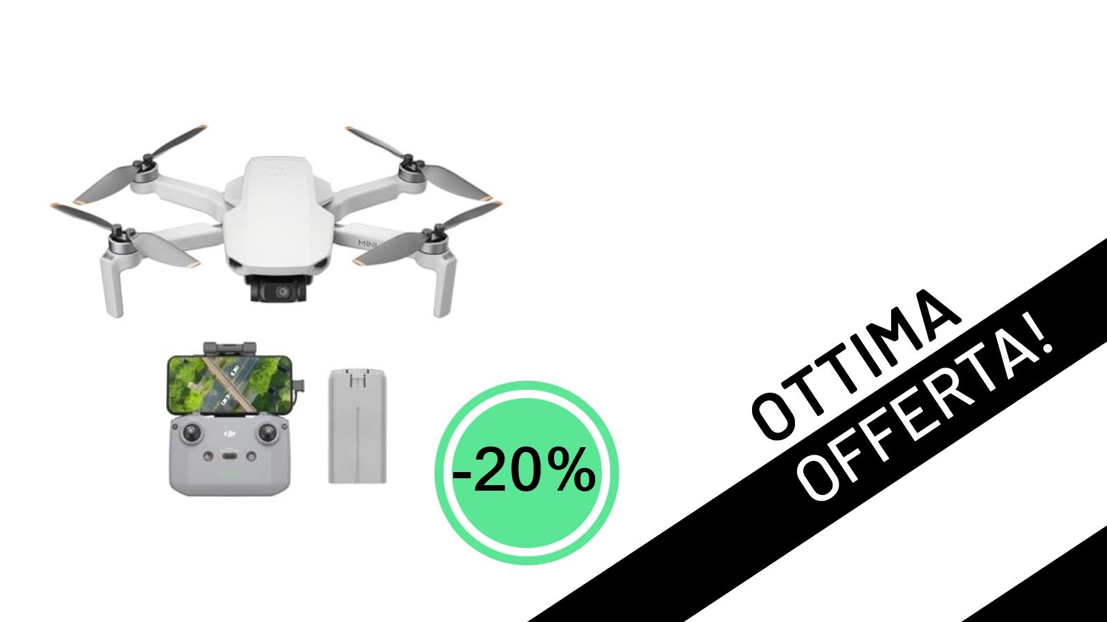 DJI Mini 4K: Il Drone Compatto e Potente Scontato del 20% a soli 239€!