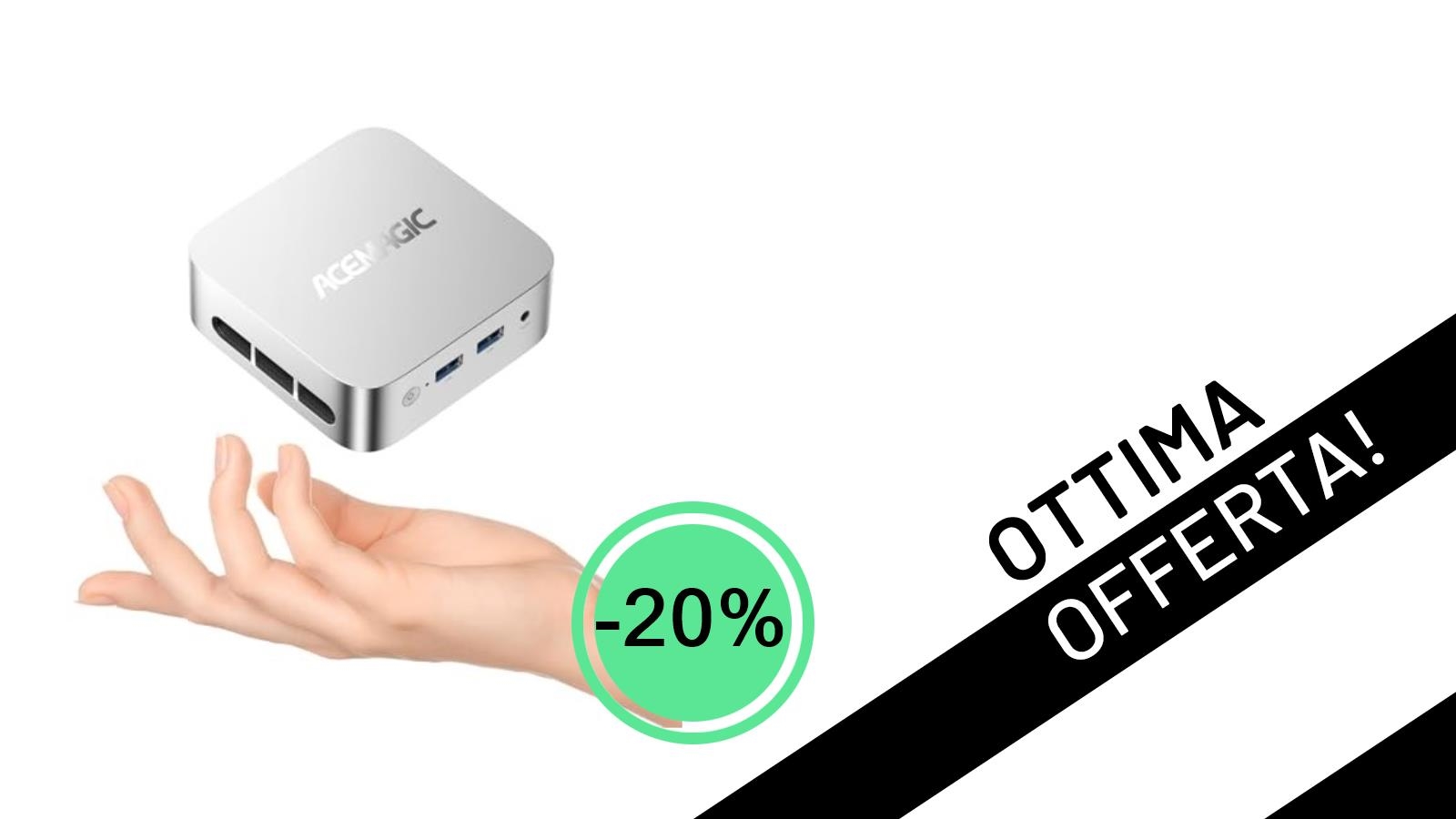 ACEMAGICIAN Mini PC: Potenza Compatta per il tuo Ufficio, ora con il 20% di Sconto a soli 159,90€!