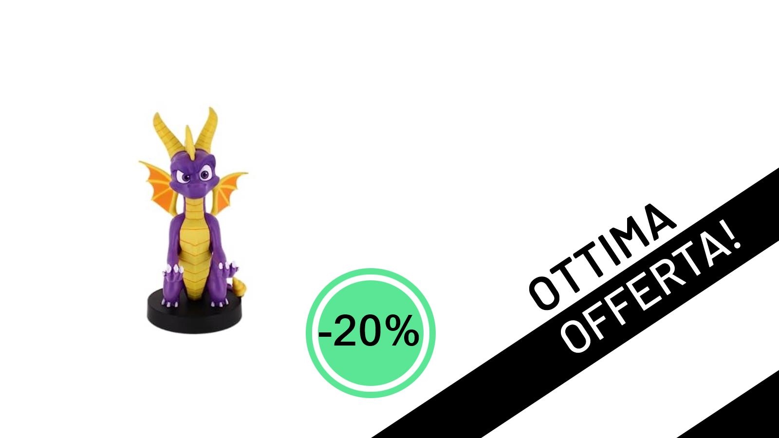 Il tuo Gadget Preferito: Cable Guys Spyro in Offerta Imperdibile a 19,99€!