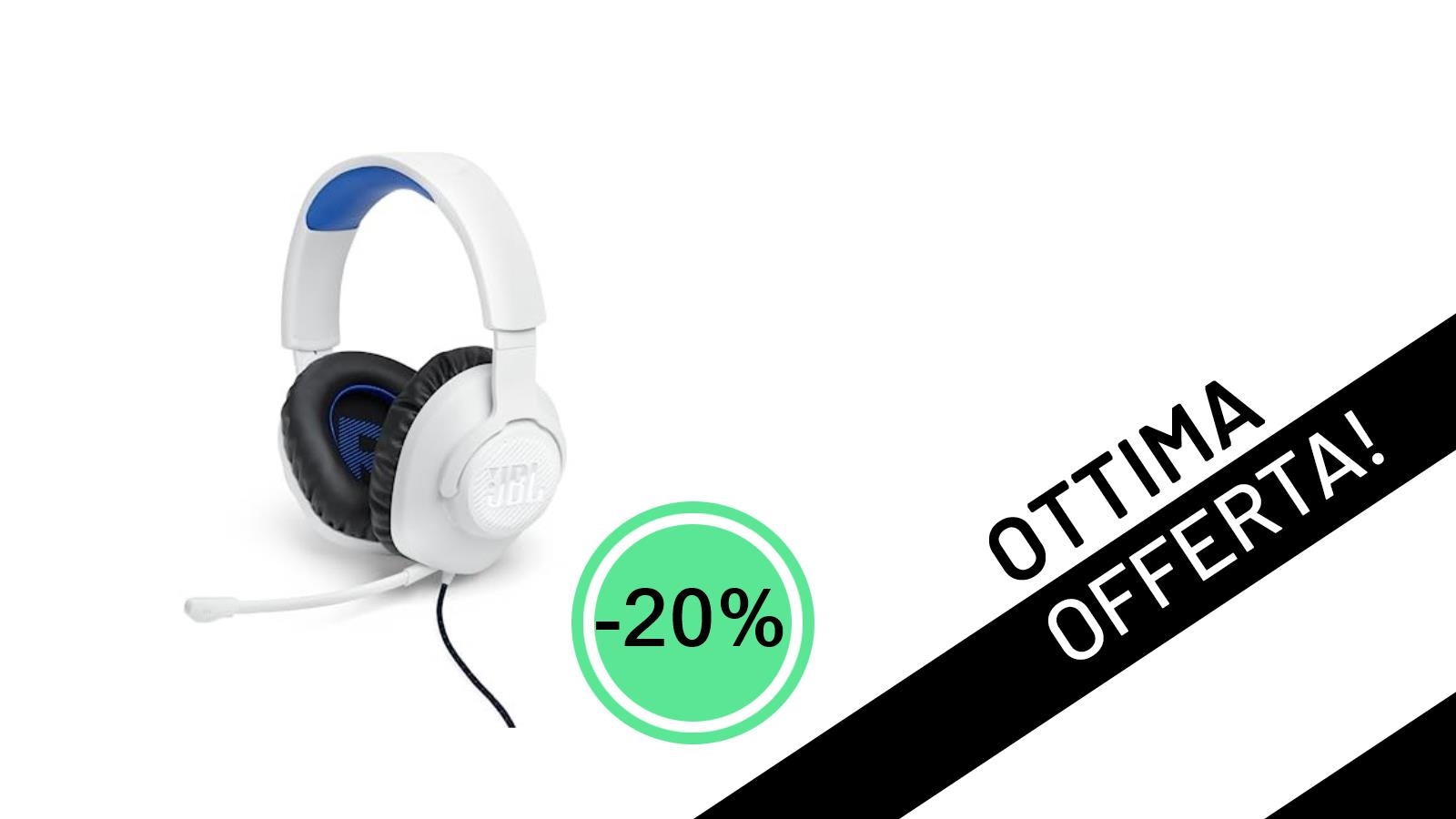 Offerta Imperdibile: Le JBL Quantum 100P Cuffie Gaming Scendono a Soli 31,99€!