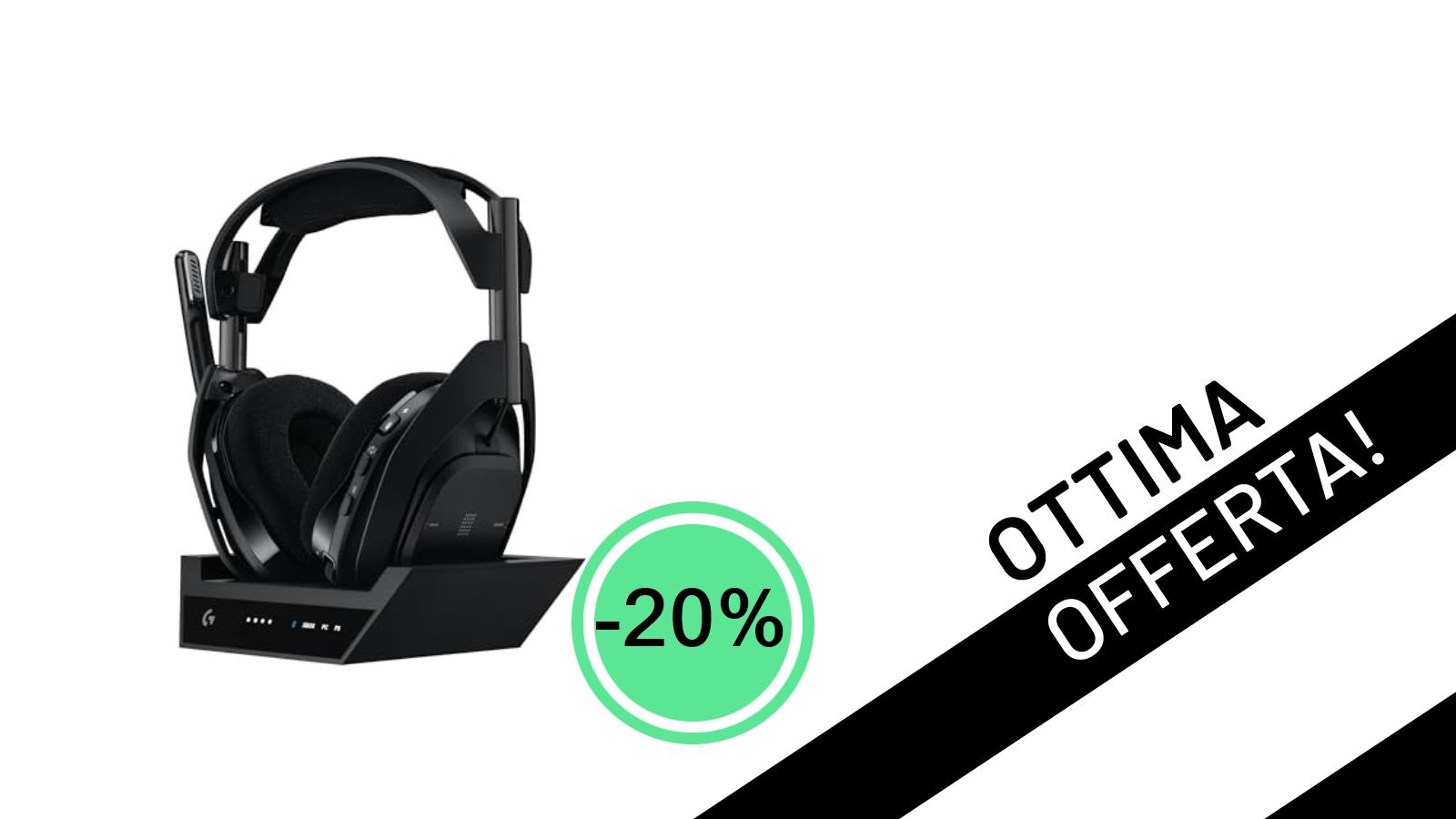 Cuffie Gaming <strong>Logitech G Astro A50 X</strong>: L'Offerta Imperdibile per Dominare Ogni Piattaforma con un -20%!