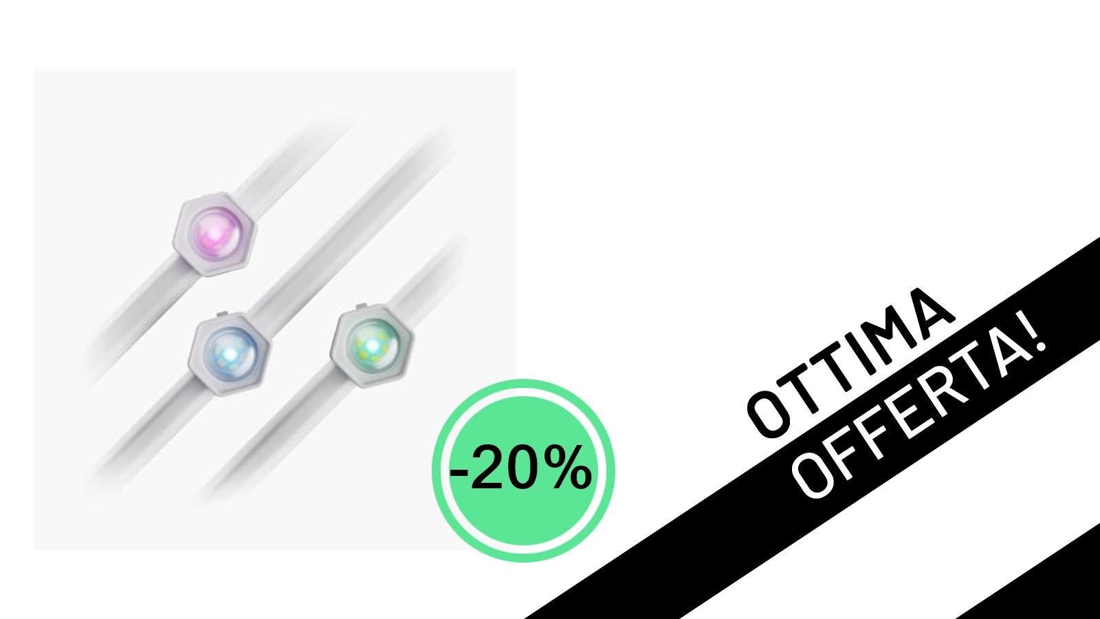 Illumina il tuo esterno con stile: le Luci Nanoleaf Smart RGBICW Outdoor al -20%!