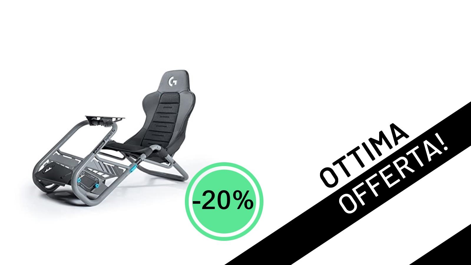 Playseat Trophy - Logitech G Edition: il cockpit da sim racing top di gamma al 20% di sconto, solo 479,90€!