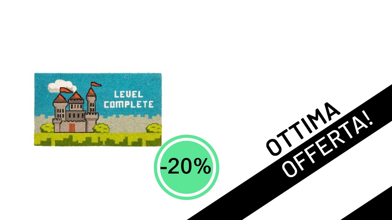 Offerta Flash! Lo Zerbino Fisura moderno e dipinto a mano è tuo con il -20% a soli 19,50€