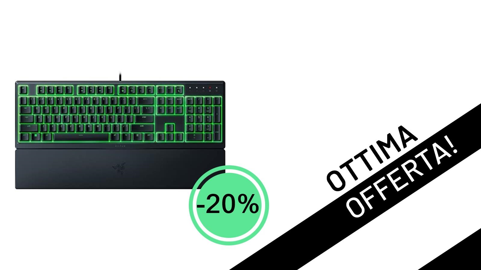 Razer Ornata V3 X: La Tastiera Gaming Essenziale Scontata del 20%, Ora a Soli 39,99€!
