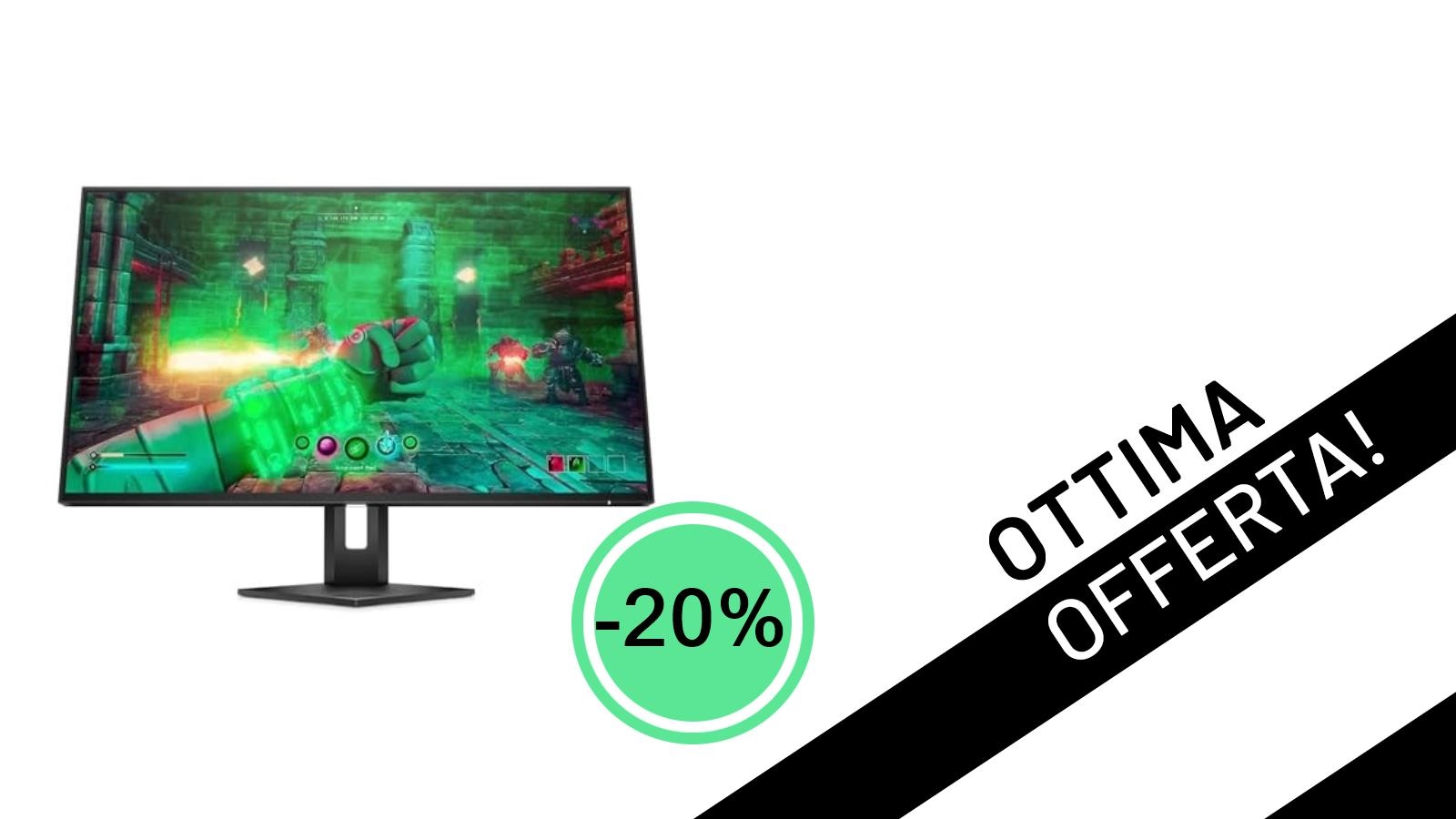 Non perdere l'HP OMEN 27u 4K 144Hz: Un monitor da gaming e produttività al 20% di sconto!