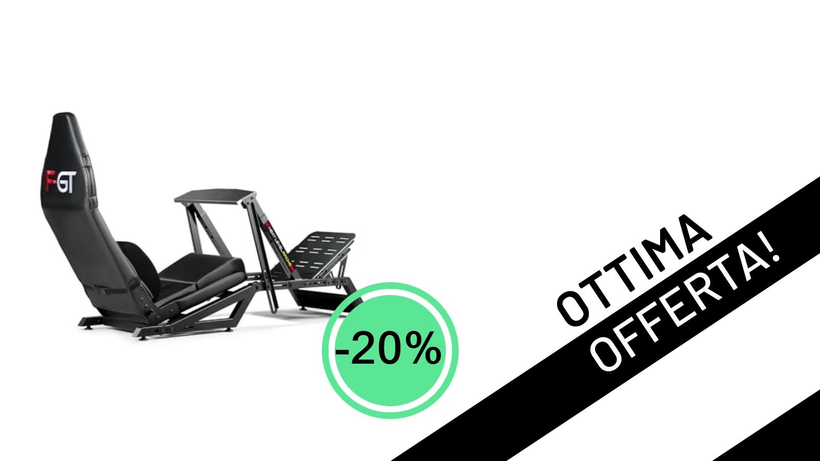 Offerta Irripetibile: Next Level Racing F-GT Cockpit Scontato del 20%! Tuffati nel Realismo a 441,05€