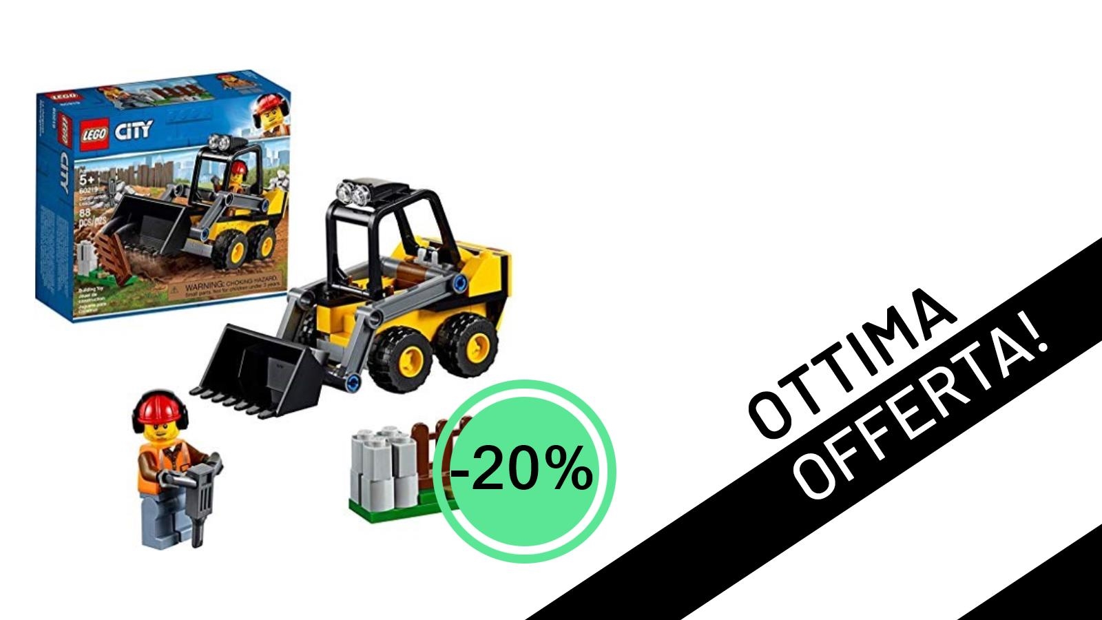 La Ruspa LEGO City 60219 Sfreccia in Offerta: -20% sul Prezzo!