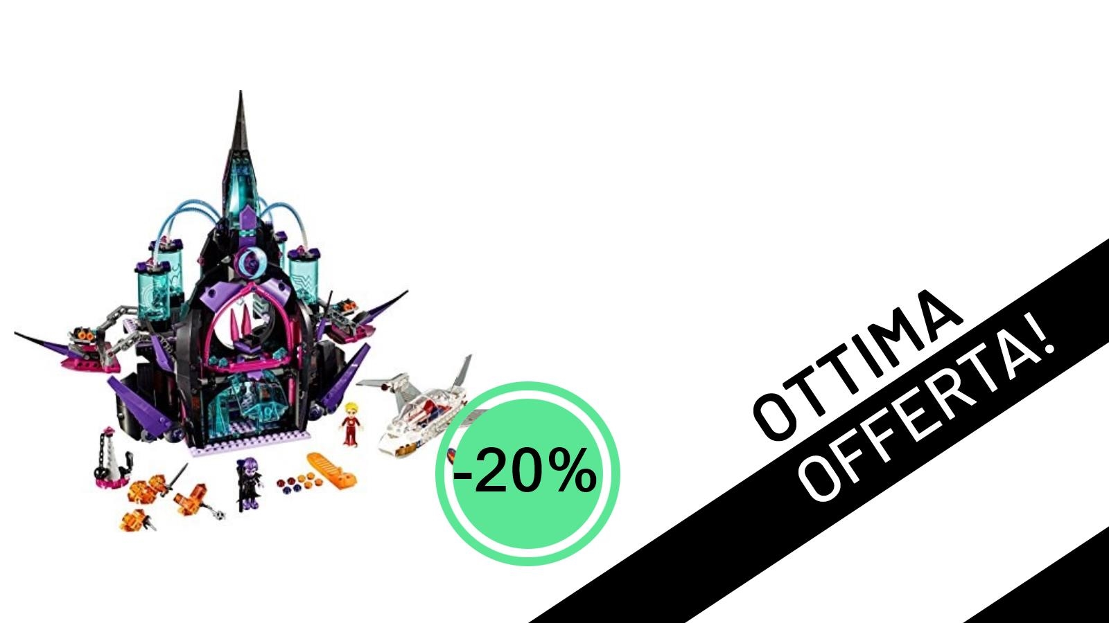 Affare imperdibile! LEGO 41239 Il Palazzo Oscuro di Eclipso scontato del 20% a soli 80,00€!