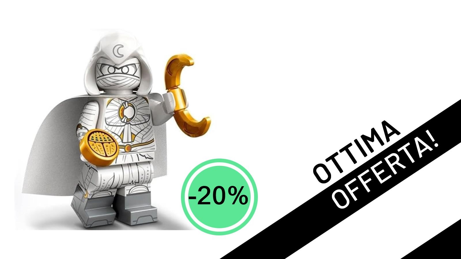 Moon Knight LEGO Marvel in offerta imperdibile: l'eroe oscuro a un prezzo da sogno!