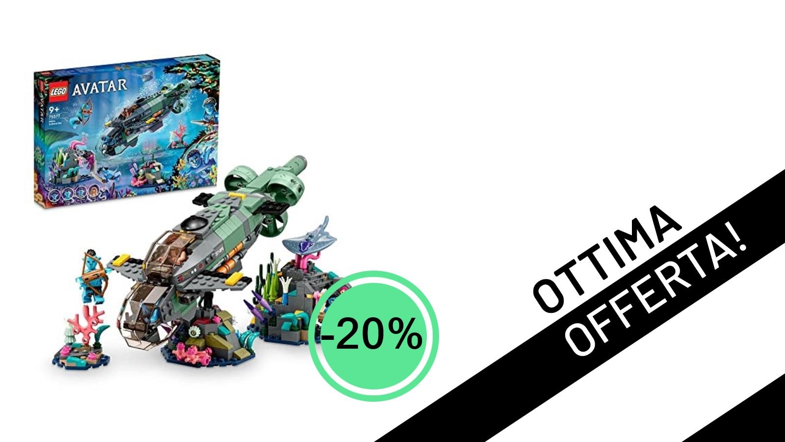 Offerta Imperdibile: Il LEGO Avatar Mako U-Boot (75577) ti aspetta con il 20% di Sconto!