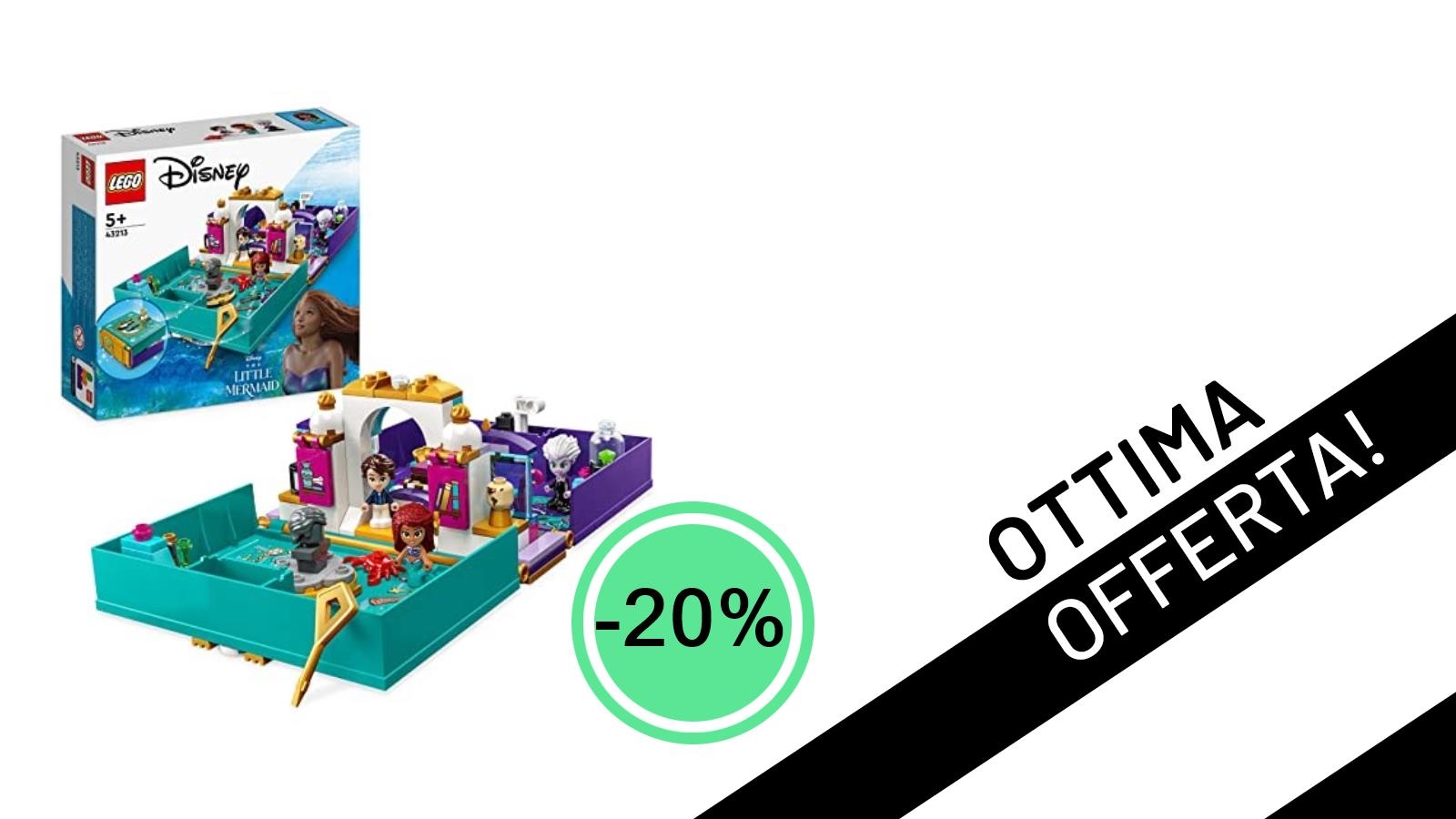 Immergiti nella Magia: LEGO La Sirenetta Scontato del 20% a Soli 15,99€ – Un Regalo Perfetto per i Piccoli Sognatori!