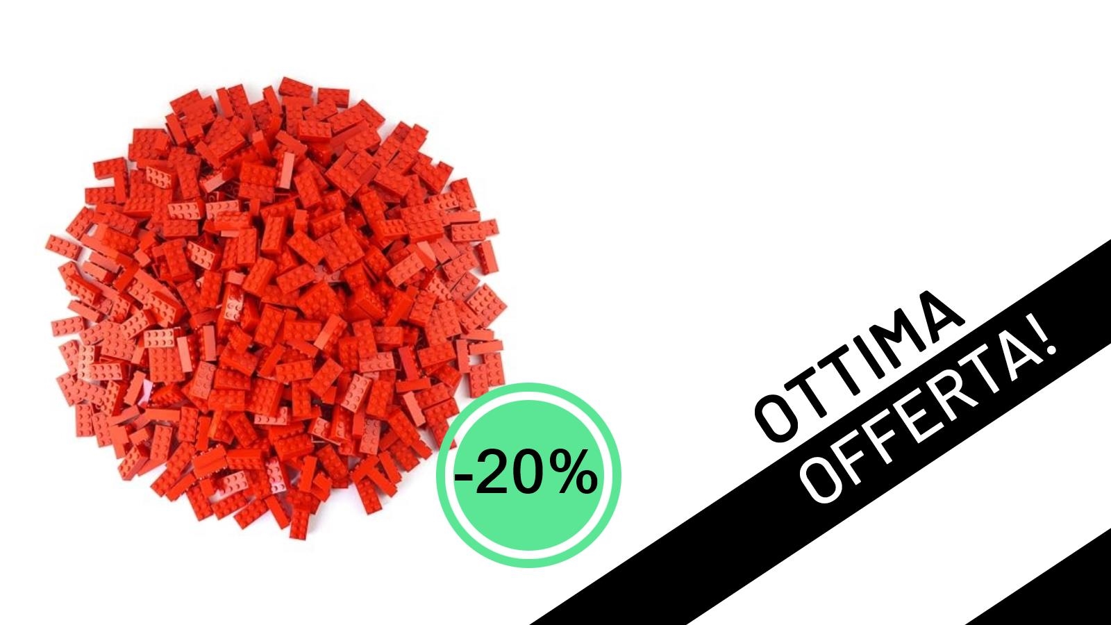 Offerta Esclusiva LEGO: Mattoncini Neri 2x4, un Essenziale ora Scontato del 20%!