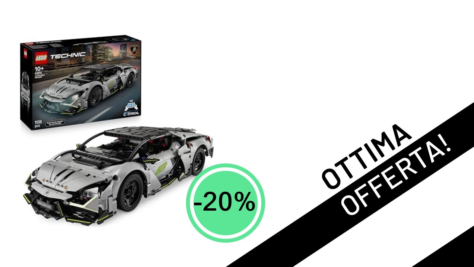 Sfreccia con il Sogno: La LEGO Technic Lamborghini Revuelto RC Scontata del 20% a soli 143,98€!