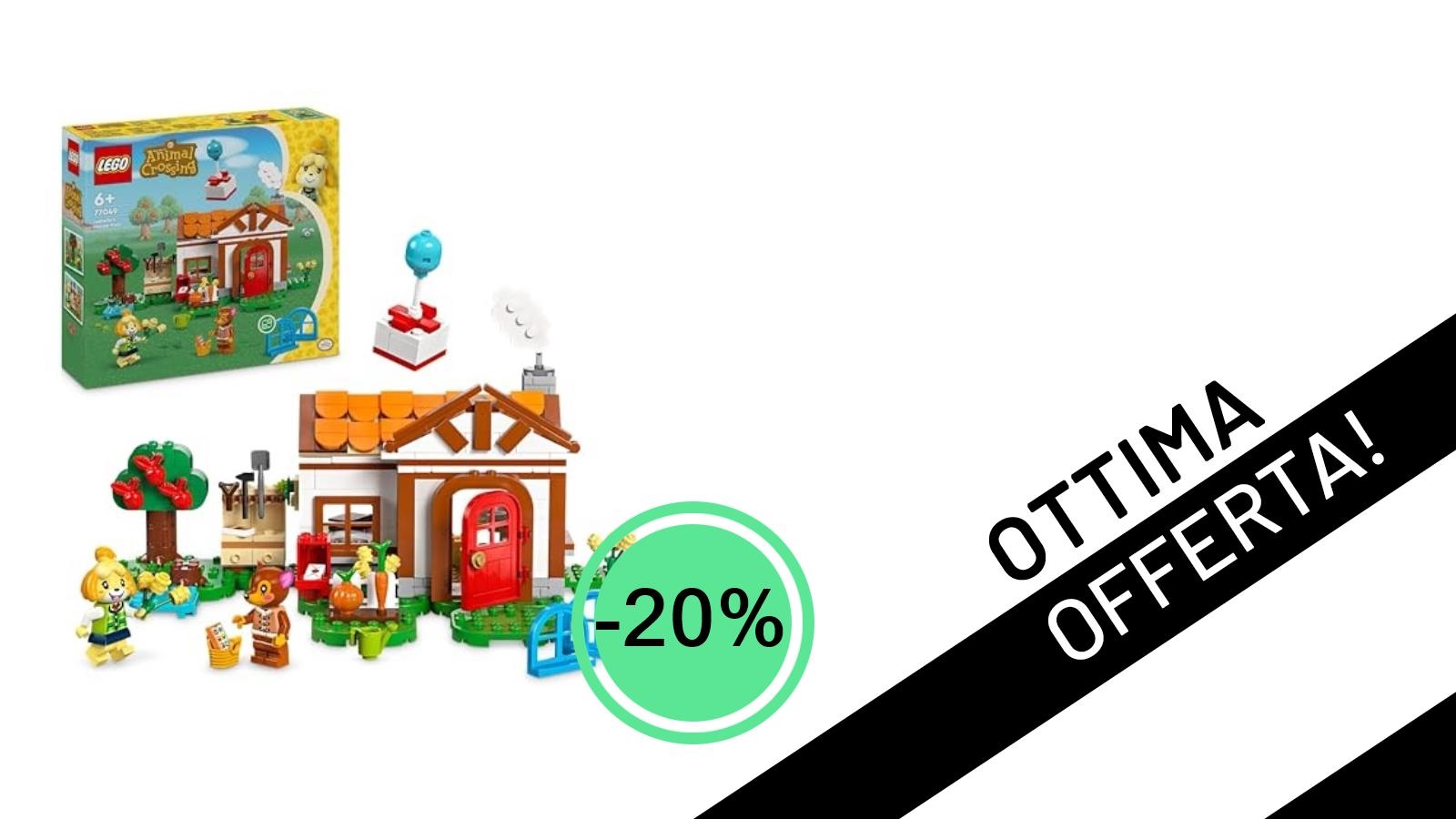 Imperdibile Offerta LEGO Animal Crossing: La Casa di Fuffi Ti Aspetta con il 20% di Sconto!