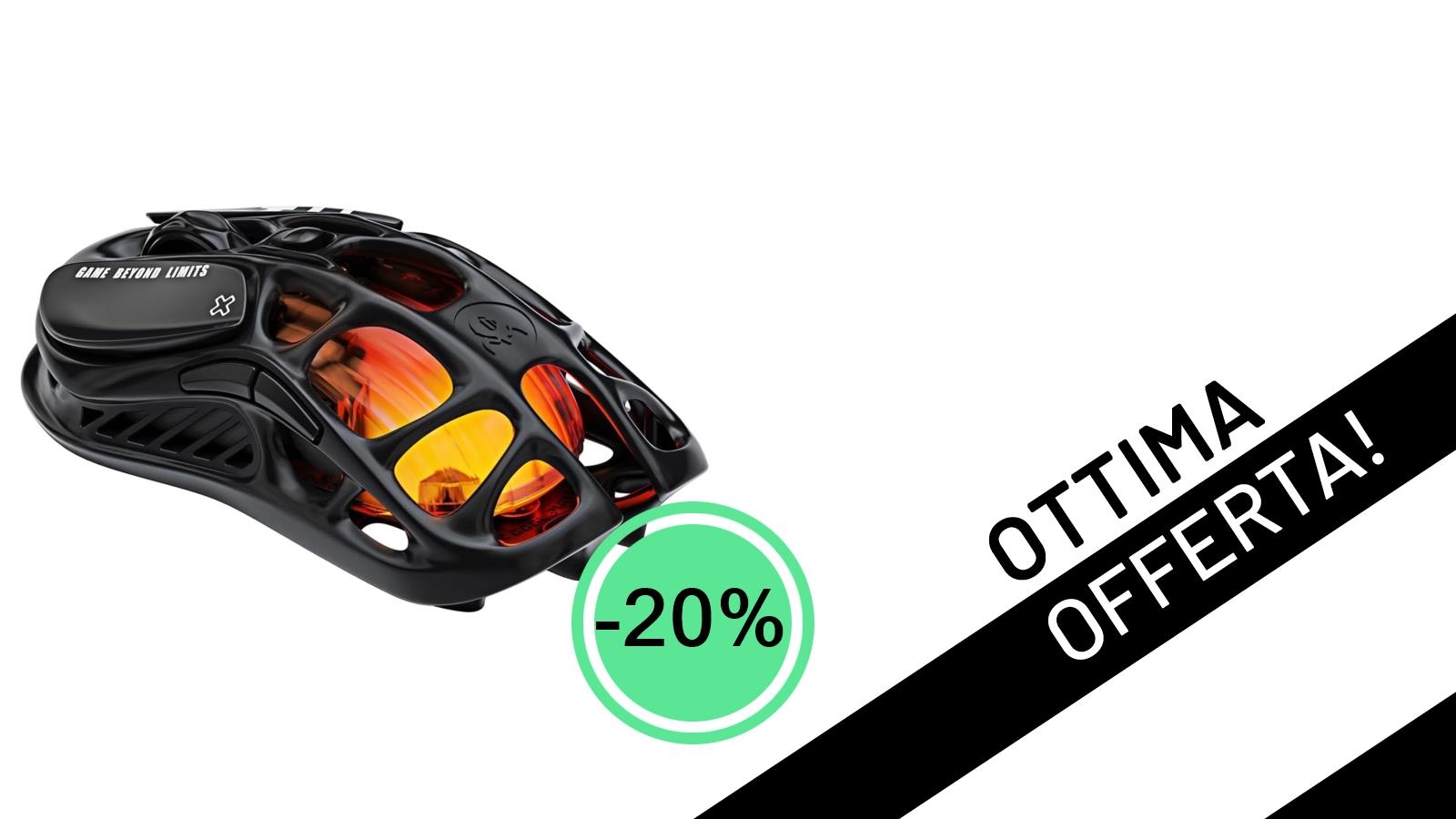 GravaStar Mercury M2: Il Mouse Gaming Ultraleggero con Sensore da 26.000 DPI in Offerta Scontata del 20%!