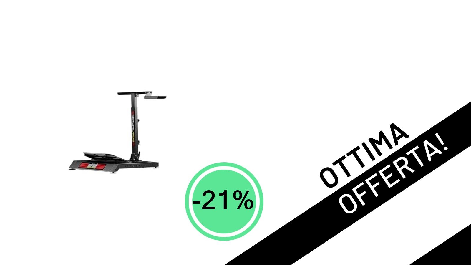 Next Level Racing Wheel Stand Lite: Porta la Tua Esperienza di Sim Racing al Livello Successivo con uno Sconto Imperdibile!