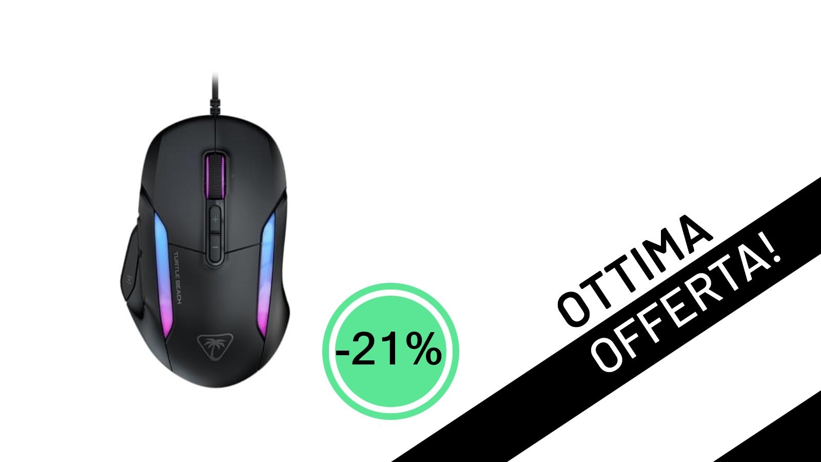Il Mouse Gaming Turtle Beach Kone II è in offerta a un prezzo incredibile!