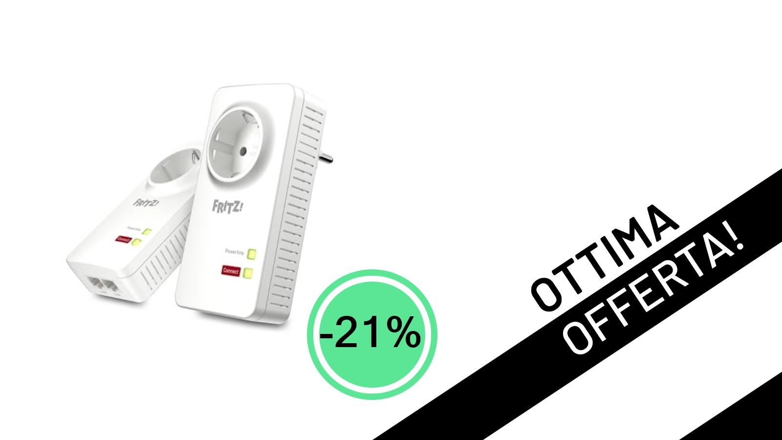 Connessione Perfetta in Ogni Stanza: Il FRITZ!Powerline 1220 Set in Offerta Imperdibile!