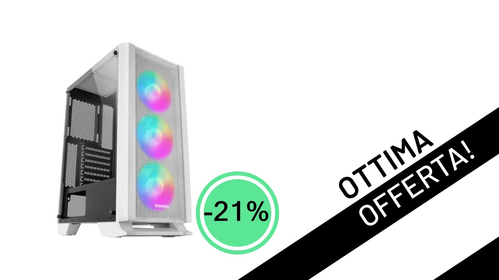 Affare imperdibile: Il Case PC Mars Gaming MCC Bianco, design e prestazioni a soli 50,90€!