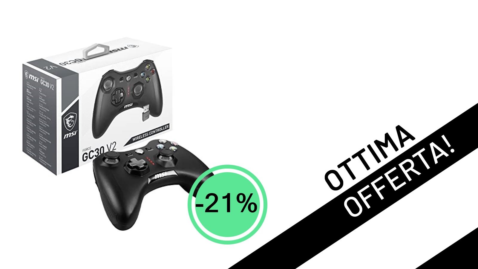 Offerta Imperdibile: Il Controller MSI FORCE GC30 V2 Sbarca a un Prezzo Mai Visto!