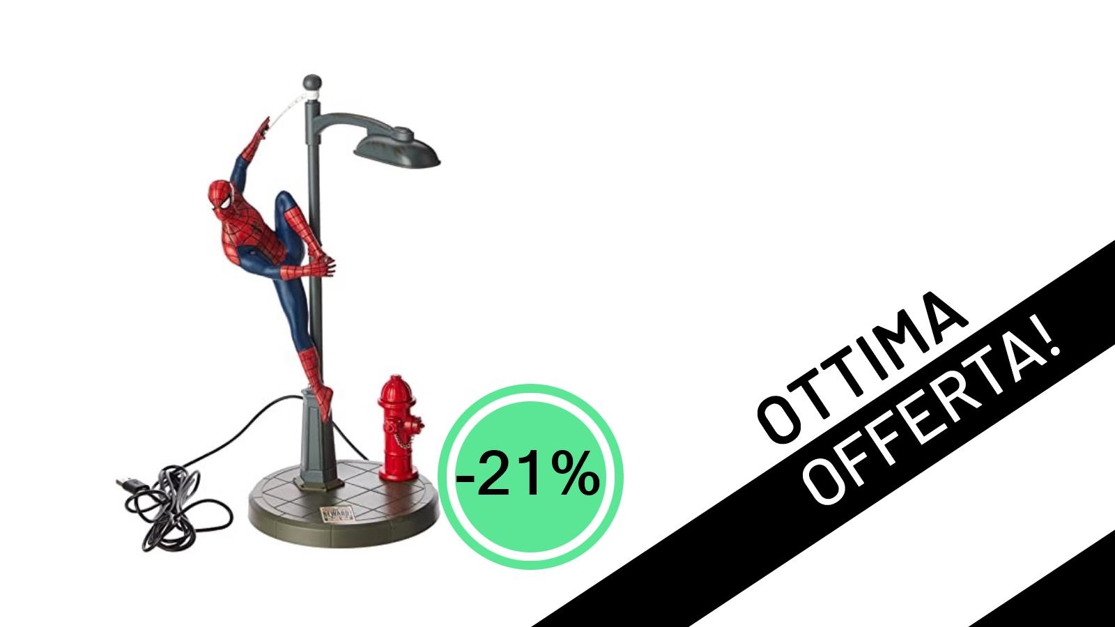 L'Offerta Imperdibile per i Fan: La Lampada da Scrivania Spiderman di Paladone Scontata del 21% a Soli 43,28€!
