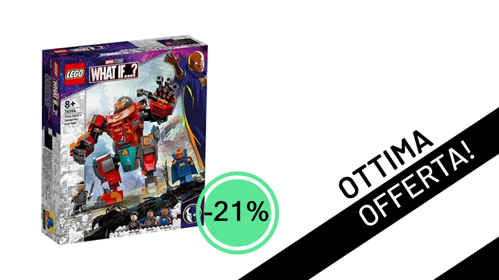 Un'Offerta da Non Perdere: LEGO 76194 Iron Man Sakaariano di Tony Stark Scontato del -21%!