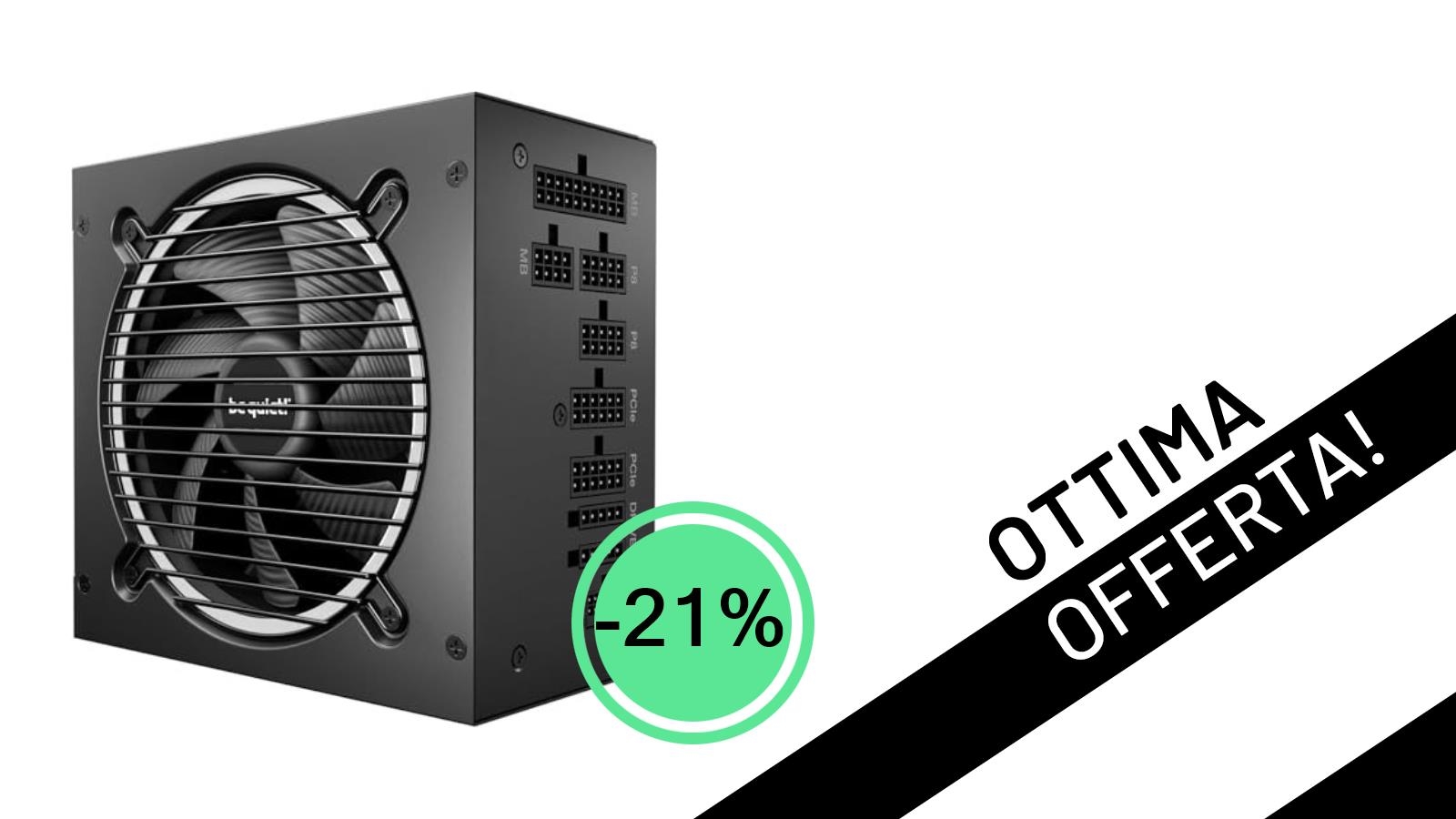 Offerta Irripetibile: be quiet! Pure Power 13 M 750W con il -21% di sconto a soli 99,90€!