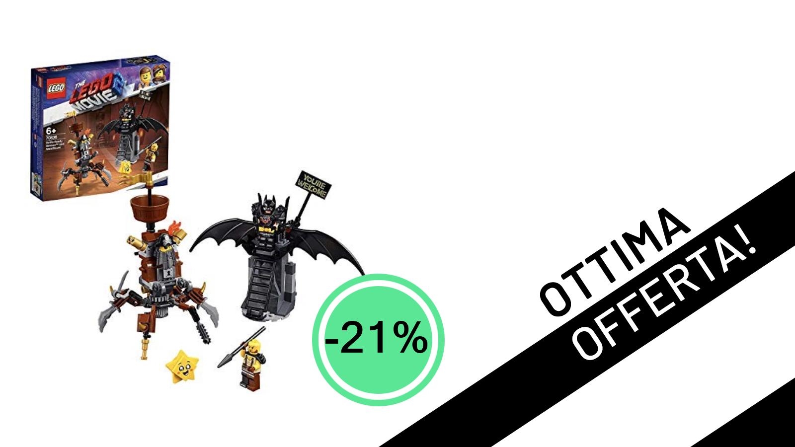 Salva Gotham e il tuo Portafoglio: LEGO Movie Batman e Barbacciaio al -21%!