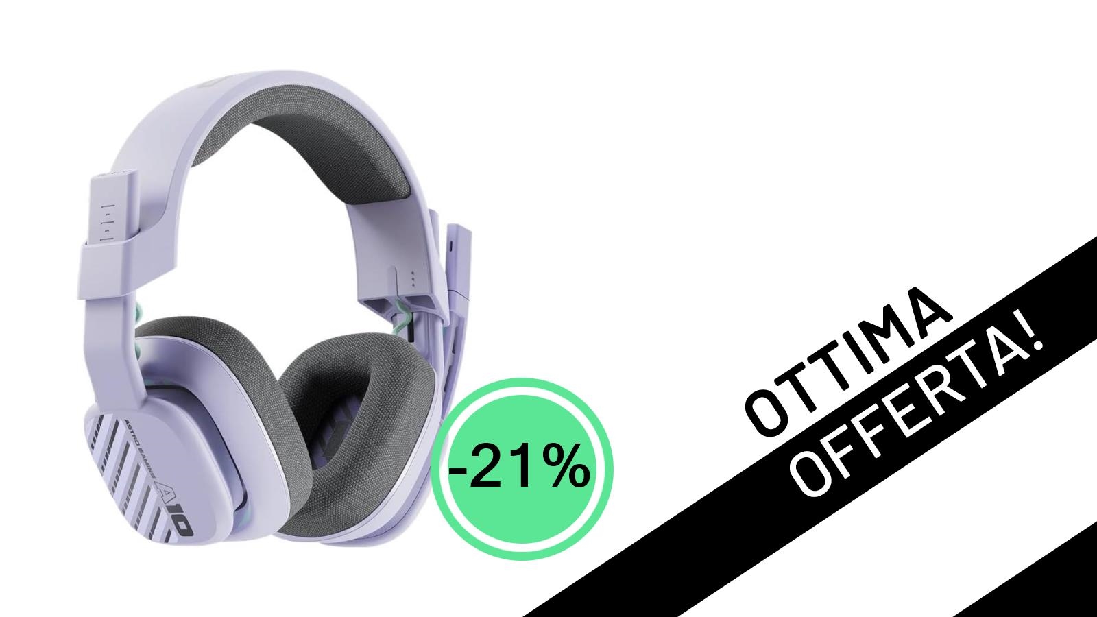 ASTRO A10 Gen 2 Lilla: Le Cuffie Gaming Cablate Perfette, Ora Scontate del -21%!